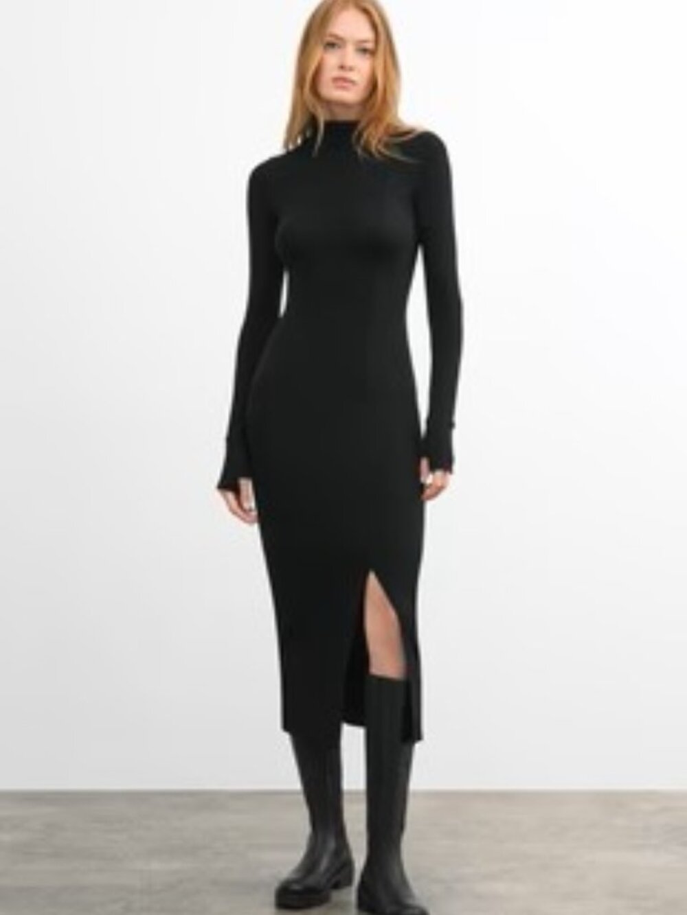 NWOT Marcella NYC Tavi Mock Neck Dress